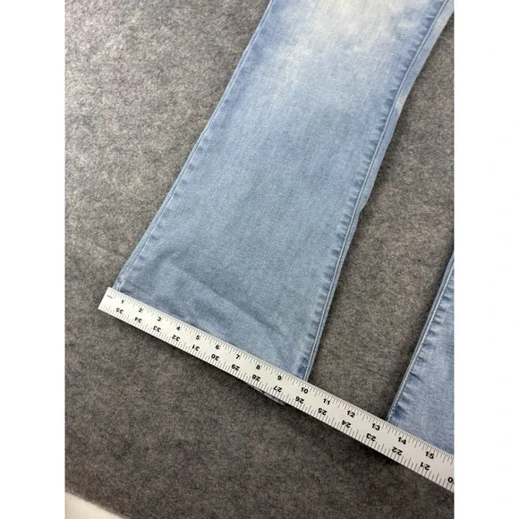 Lucky Brand Stevie Jeans Womens 2/26 Light Wash High-Rise Flare Retro Hippie 70s - Picture 5 of 10